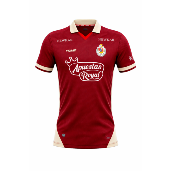 Camiseta Granate Oficial 2026 Frontal